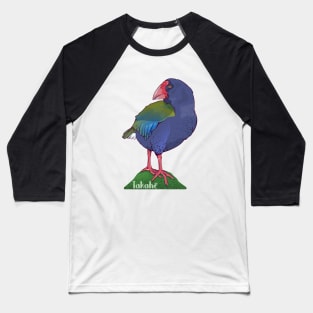 Takahe NZ Bird Baseball T-Shirt